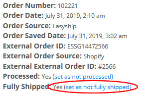 Click Order Number Button