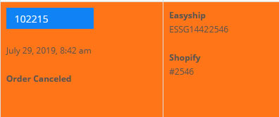 Click Order Number Button