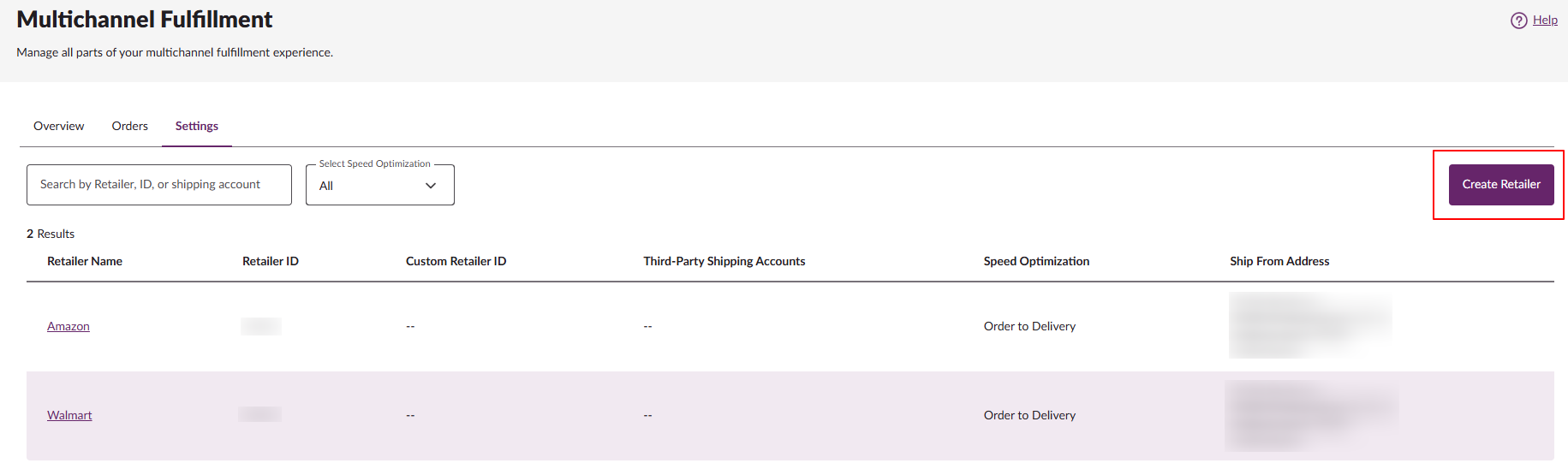 Wayfair CastleGate Multi-Channel Fulfillment Program Retailer Listing