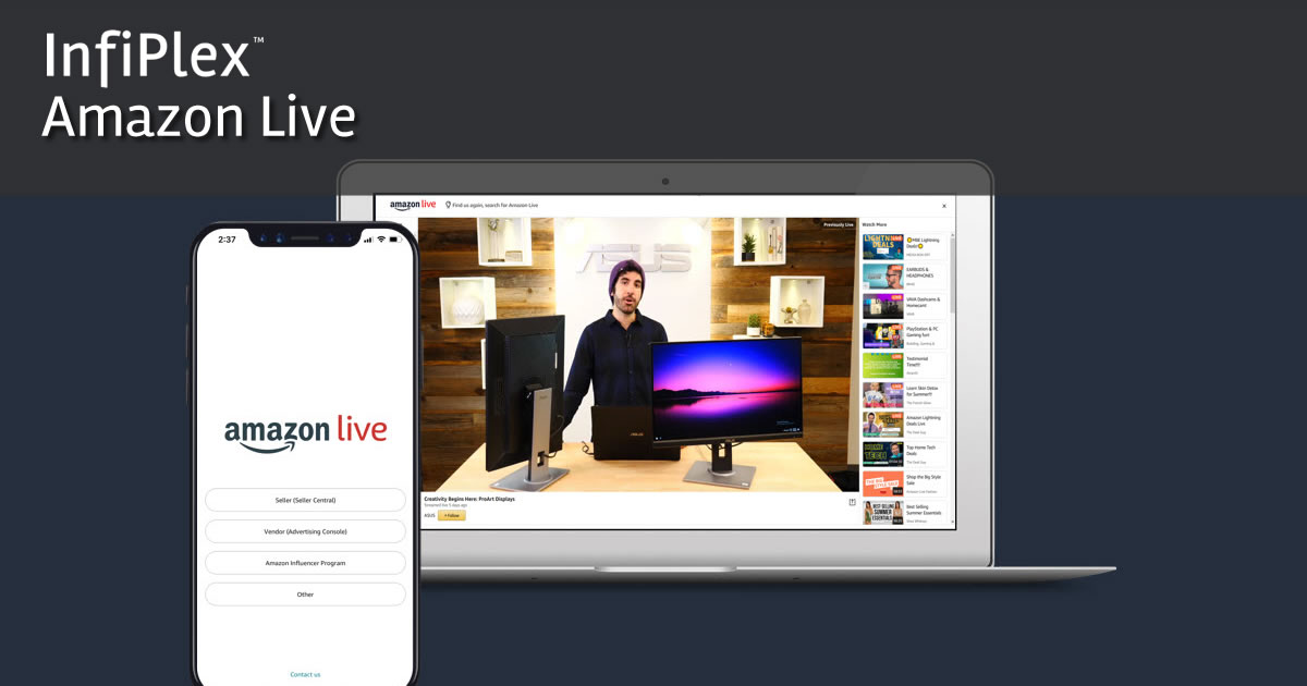 Use Amazon Live to promote your products